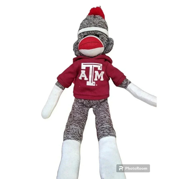 Texas ATM Aggies Plushland Monkey. 21"  Plushland monkey 2013 - Picture 1 of 6